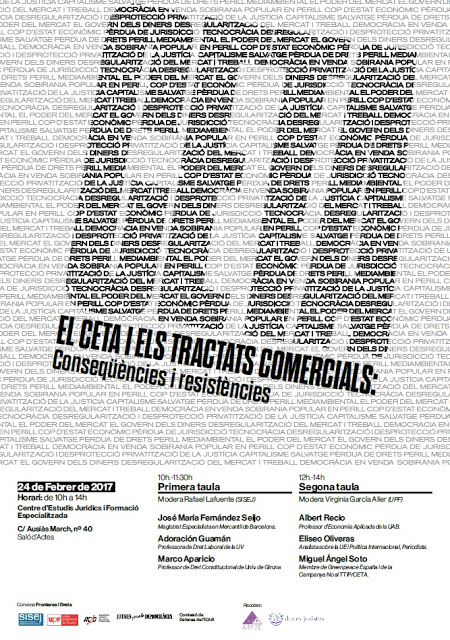 El CETA i els tractats comercials: Conseqüences i resistències
