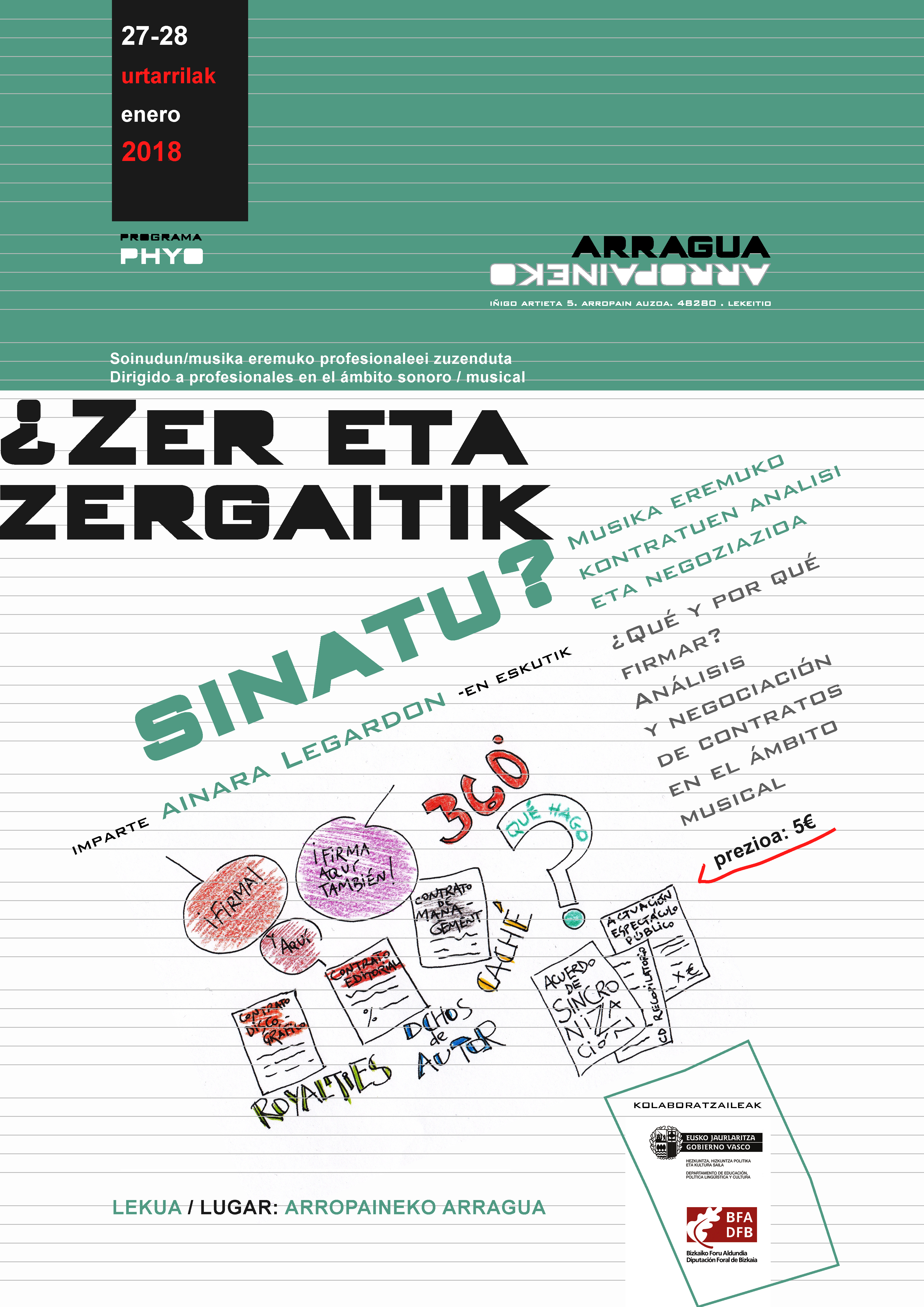 &iquest;Qu&eacute; y por qu&eacute; firmar?: An&aacute;lisis y negociaci&oacute;n de contratos en el &aacute;mbito musical