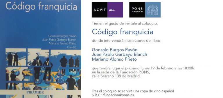 Presentaci&oacute;n del libro C&oacute;digo franquicia