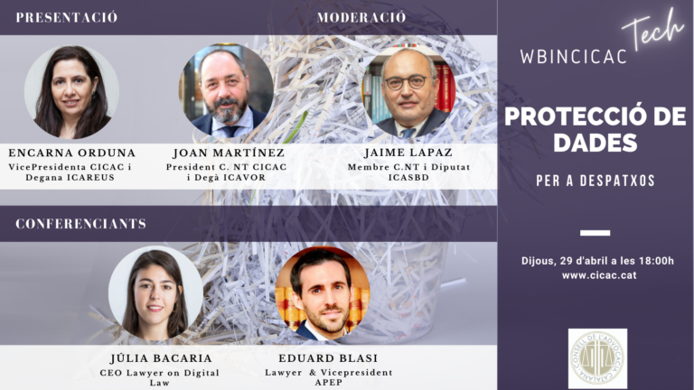 WbinCICAC-TECH: Protecci&oacute; de dades per a despatxos professionals