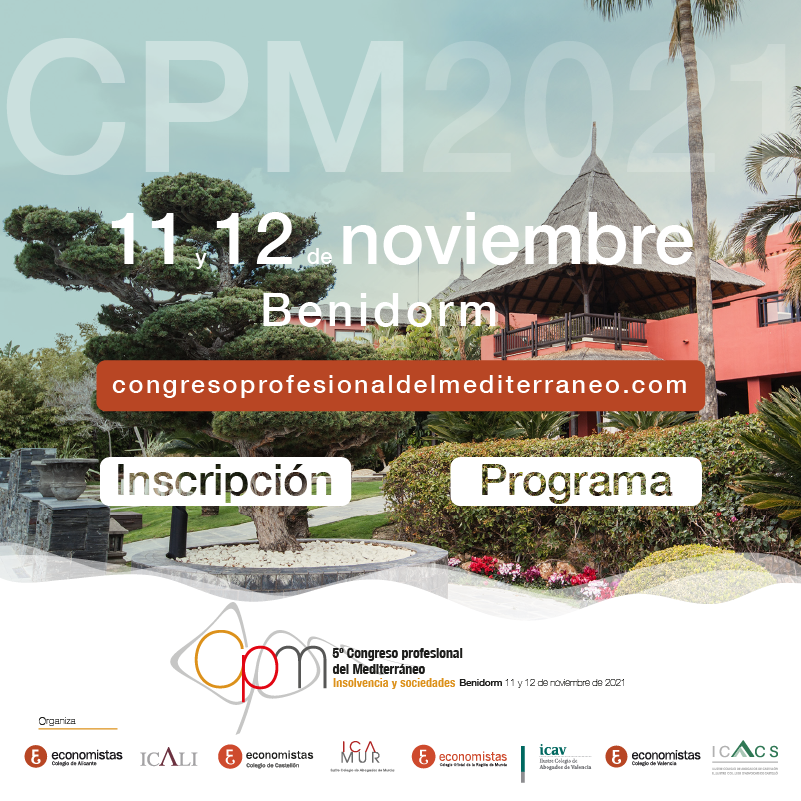 V Congreso Profesional del Mediterr&aacute;neo Insolvencia y sociedades