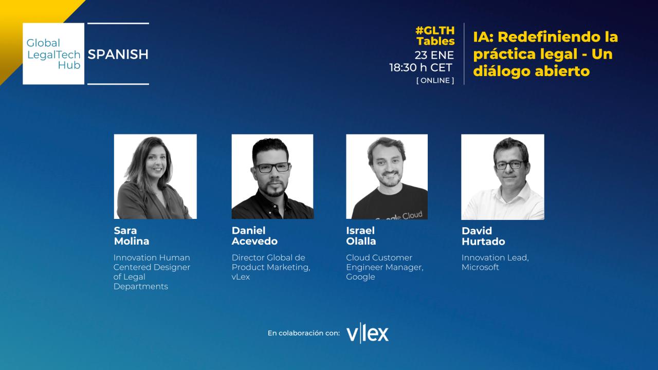 IA: Redefiniendo la pr&aacute;ctica legal - Un di&aacute;logo abierto 