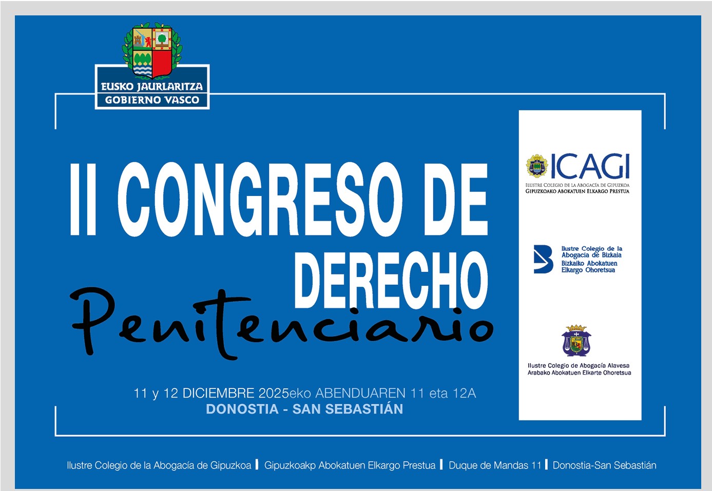 II Congreso de Derecho Penitenciario