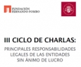 II Ciclo de Charlas: 'Principales responsabilidades legales de las entidades sin &aacute;nimo de lucro'
